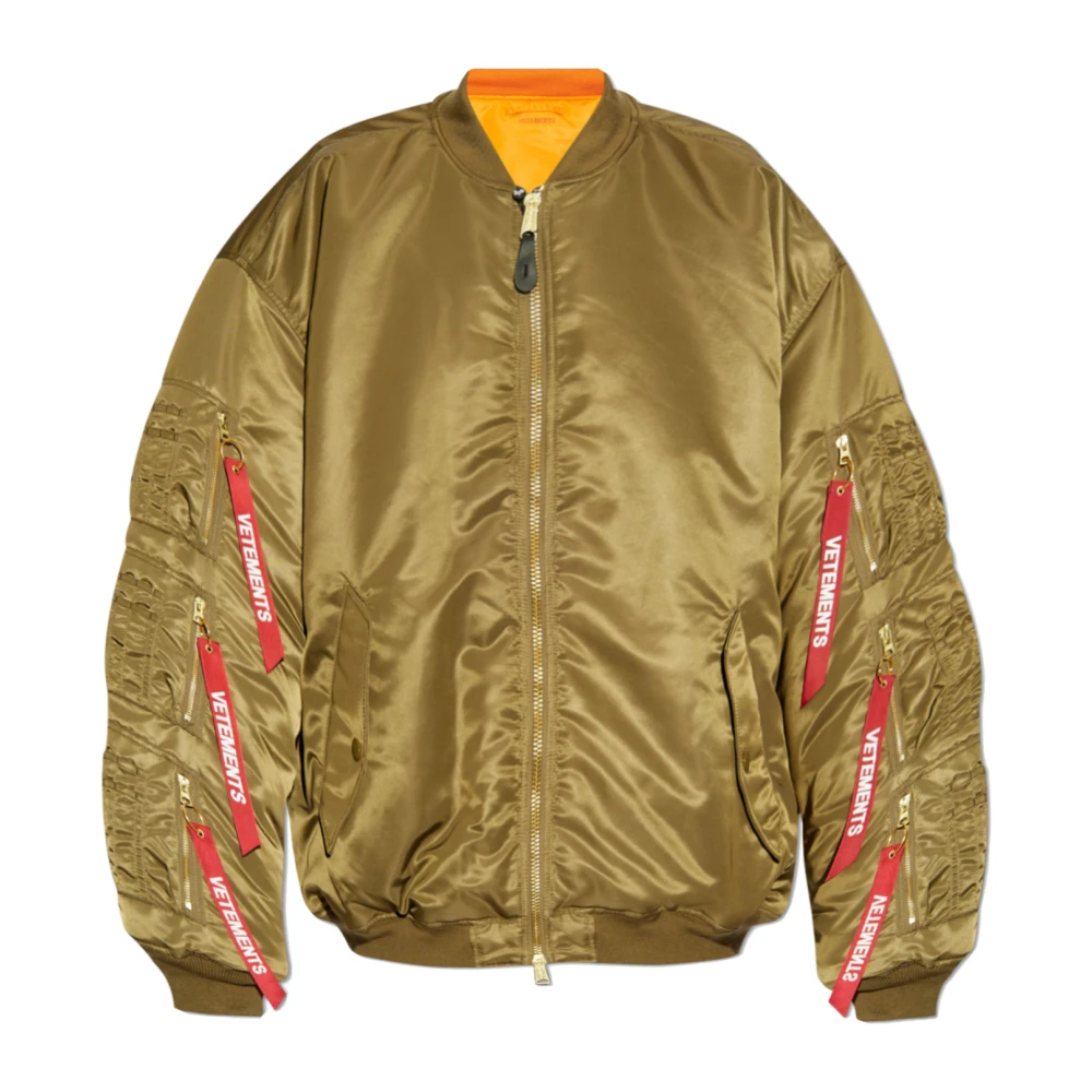 Vetements Omkeerbare Cargo Bomberjas Green Heren