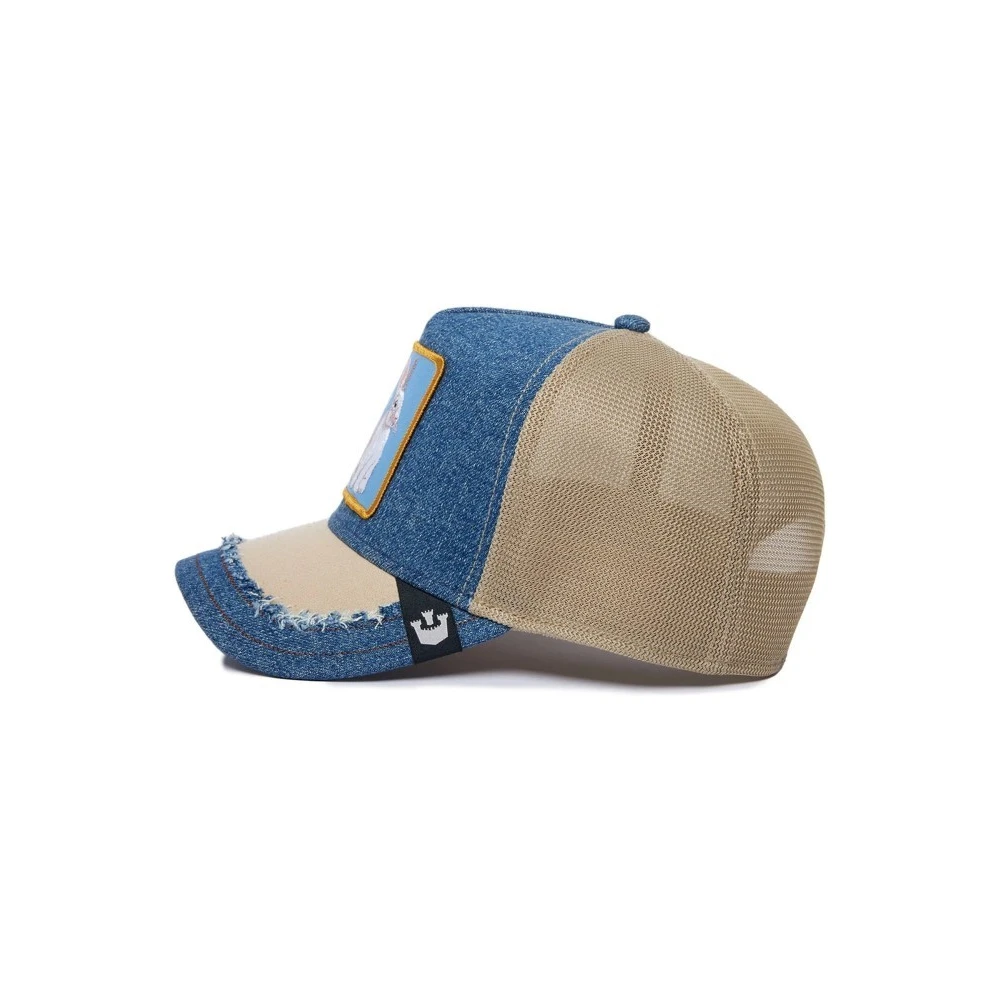 Goorin Bros Silki Rabbit Trucker Cap Blue Heren