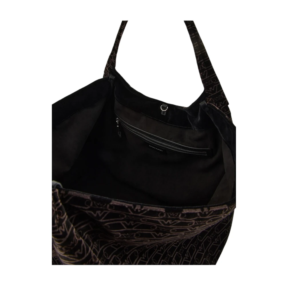 Emporio Armani Stijlvolle Leren Portemonnee Black Dames