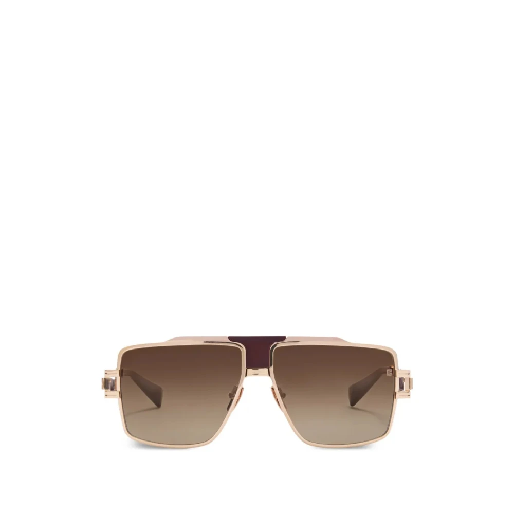Balmain Women's Yellow Geometric-Frame Sunglasses - Sunglasses - 60 Mm - Accessories