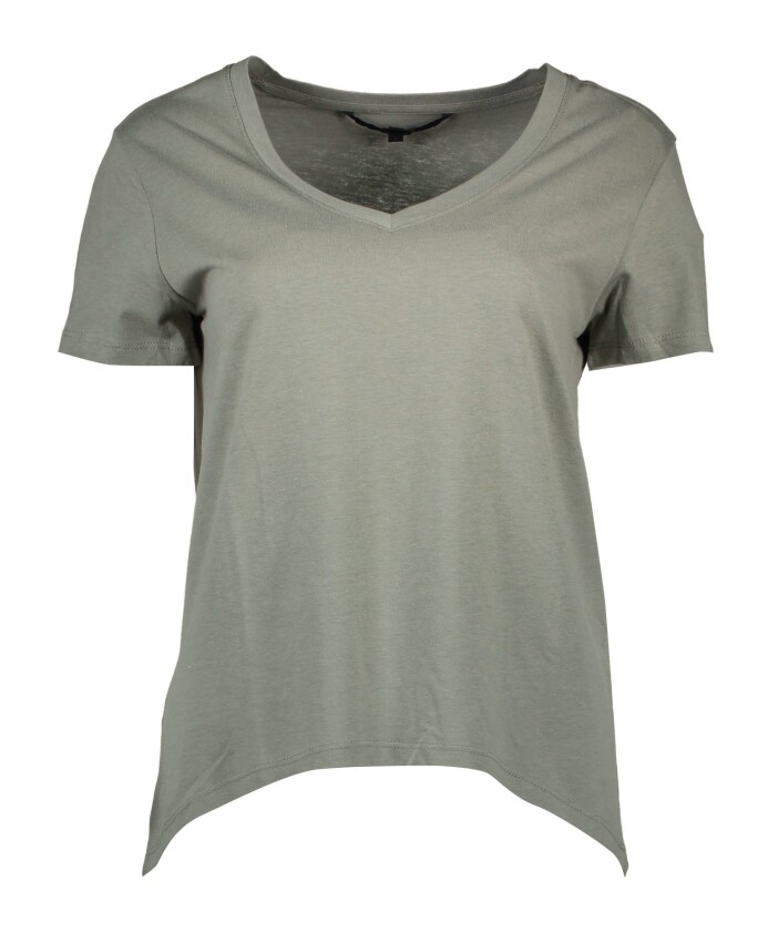 t-shirt-vert-a-manches-courtes-femme