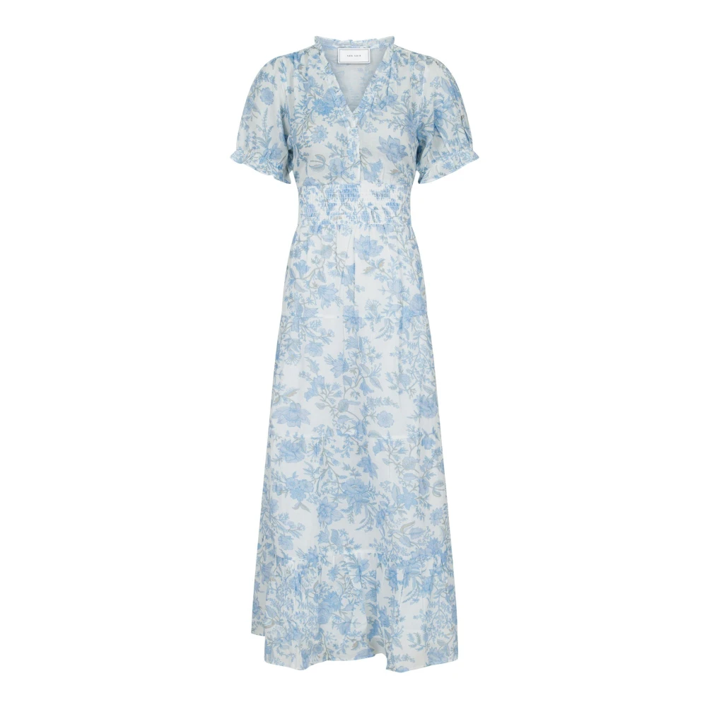 NEO NOIR Rose Field Jurk Lichtblauw Multicolor Dames