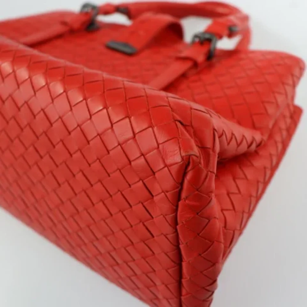 Bottega Veneta Vintage Pre-owned Leather totes Red Dames