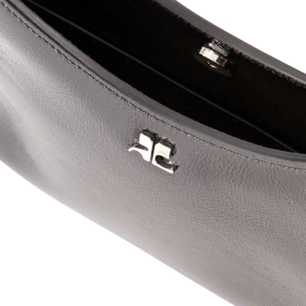 Courrèges Leather handbags Black Dames