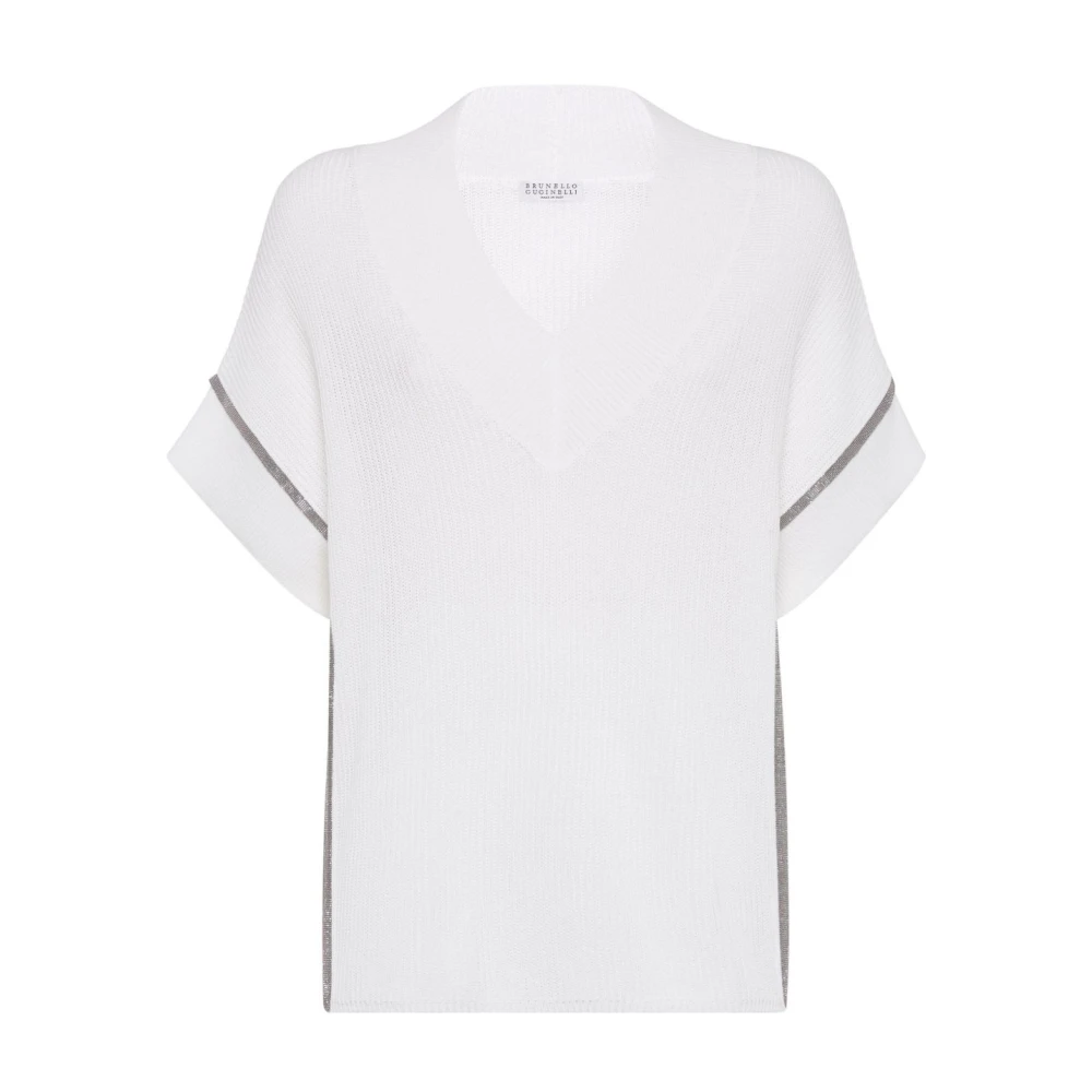 BRUNELLO CUCINELLI Witte Truien voor Vrouwen White Dames