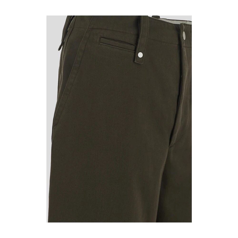 Burberry Wide Trousers Brown Heren