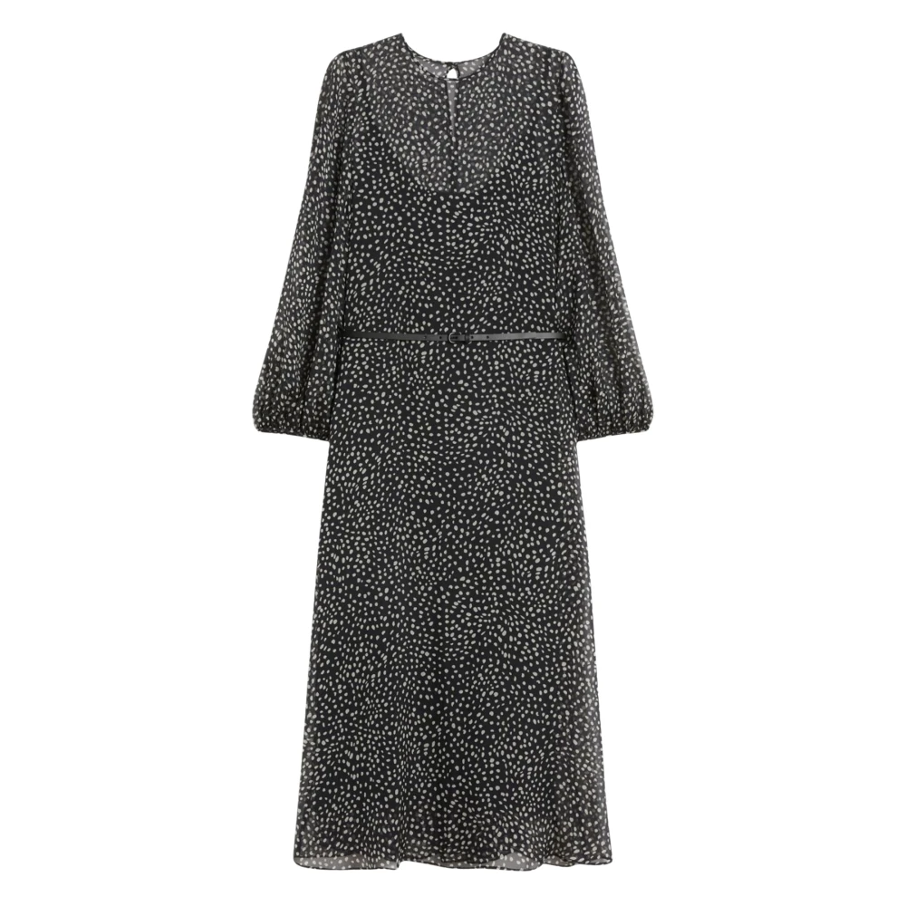 Max Mara Studio Black Maxi Dresses, Female, M, Maxi Dresses