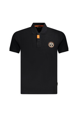 polo-homme-en-coton-noir