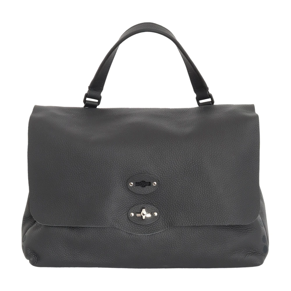 Zanellato Stijlvolle Leren Tas Black Dames