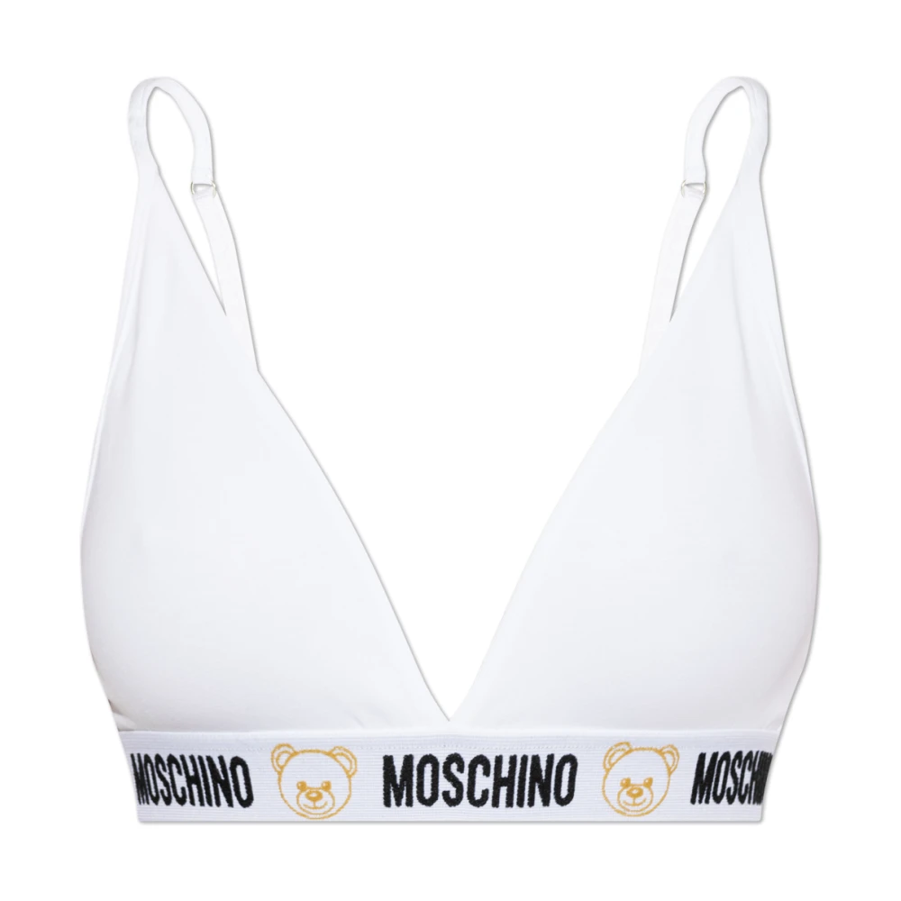 Moschino Beha met logo White Dames