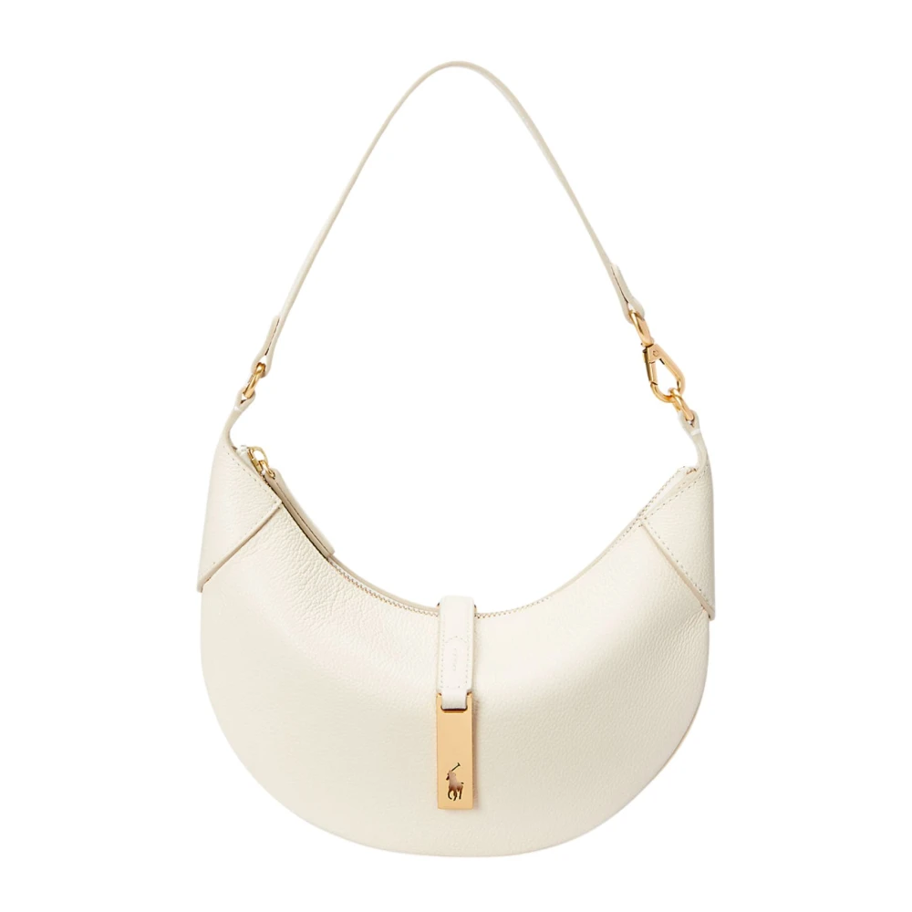 Ralph Lauren Women's Beige Shoulder Bags, One Size, Id Mini Leather Shoulder Bag