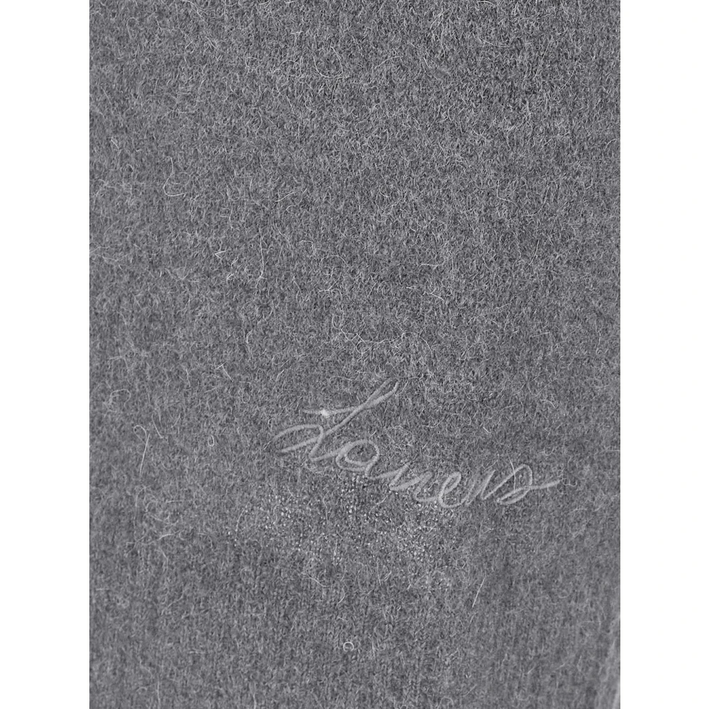 Laneus Alpaca Crewneck Gebreid Gray Heren