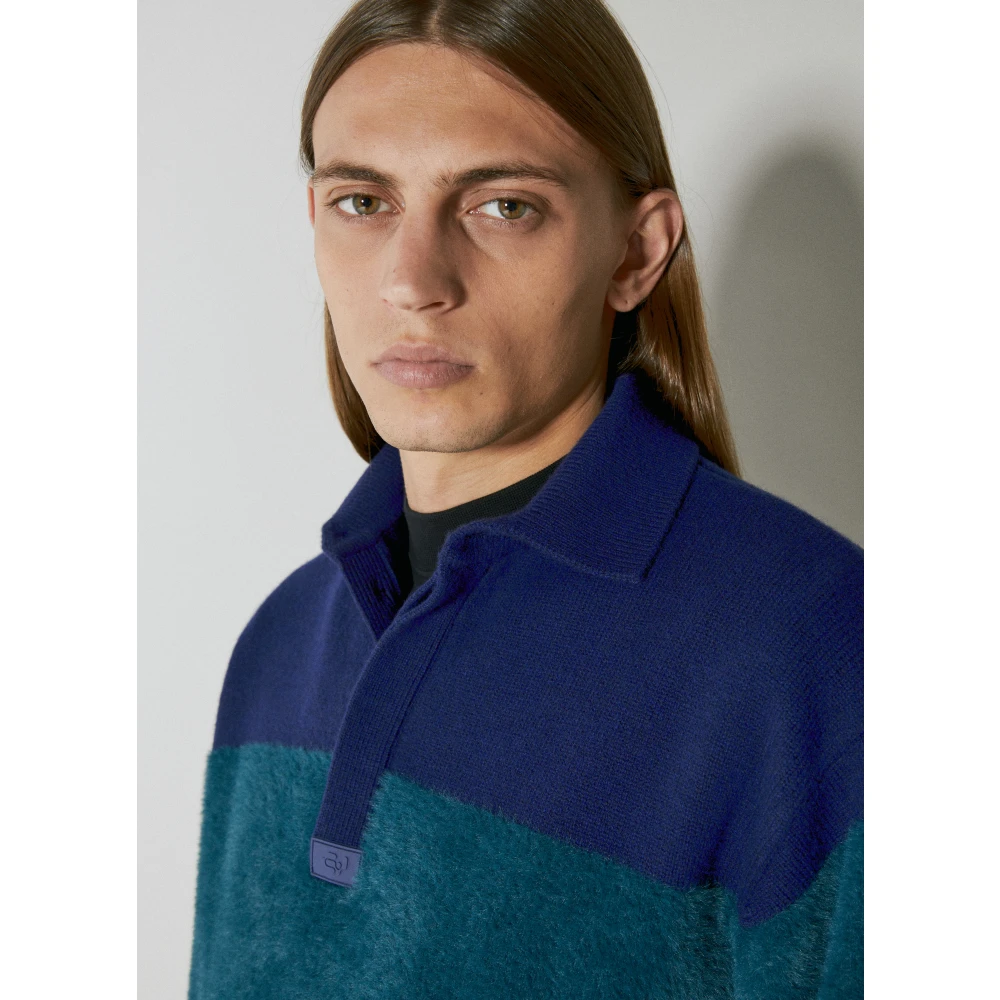 Eytys Gestreepte Gebreide Polotrui Multicolor Heren