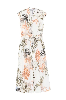 Padana Belted Midi Dress