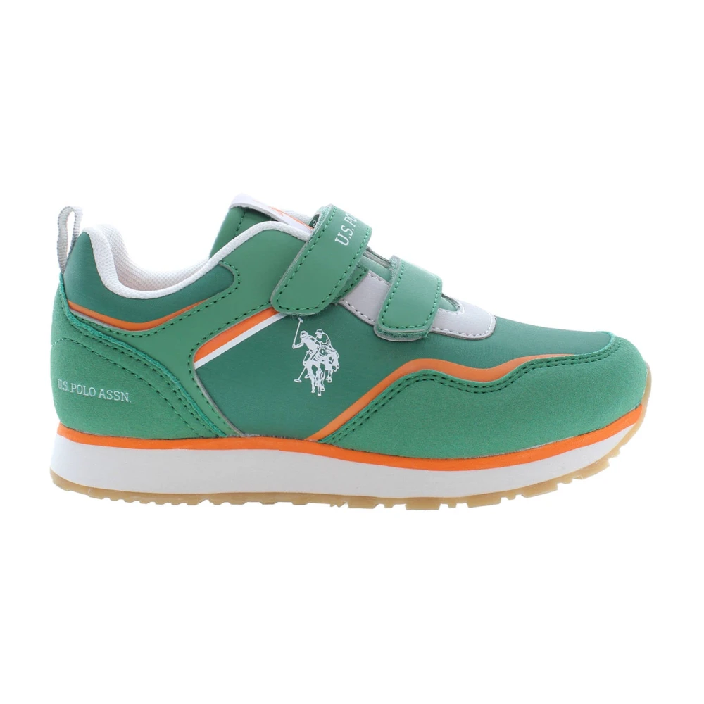 U.s. Polo Assn. Unisex Kids Green Kids Sneakers, 33 Eu, Sporty Kids Shoes Best Price