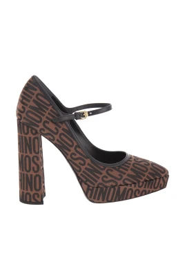 Jacquard Logo Mary Jane Pumps