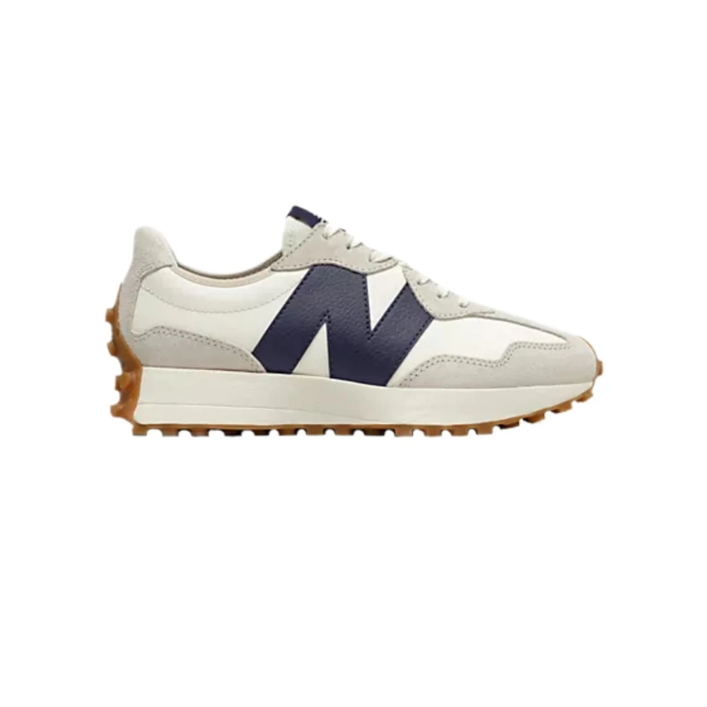 New Balance Beige Retro Style Trainers With N Logo - Female - Sneakers - 7 Uk - Shoes