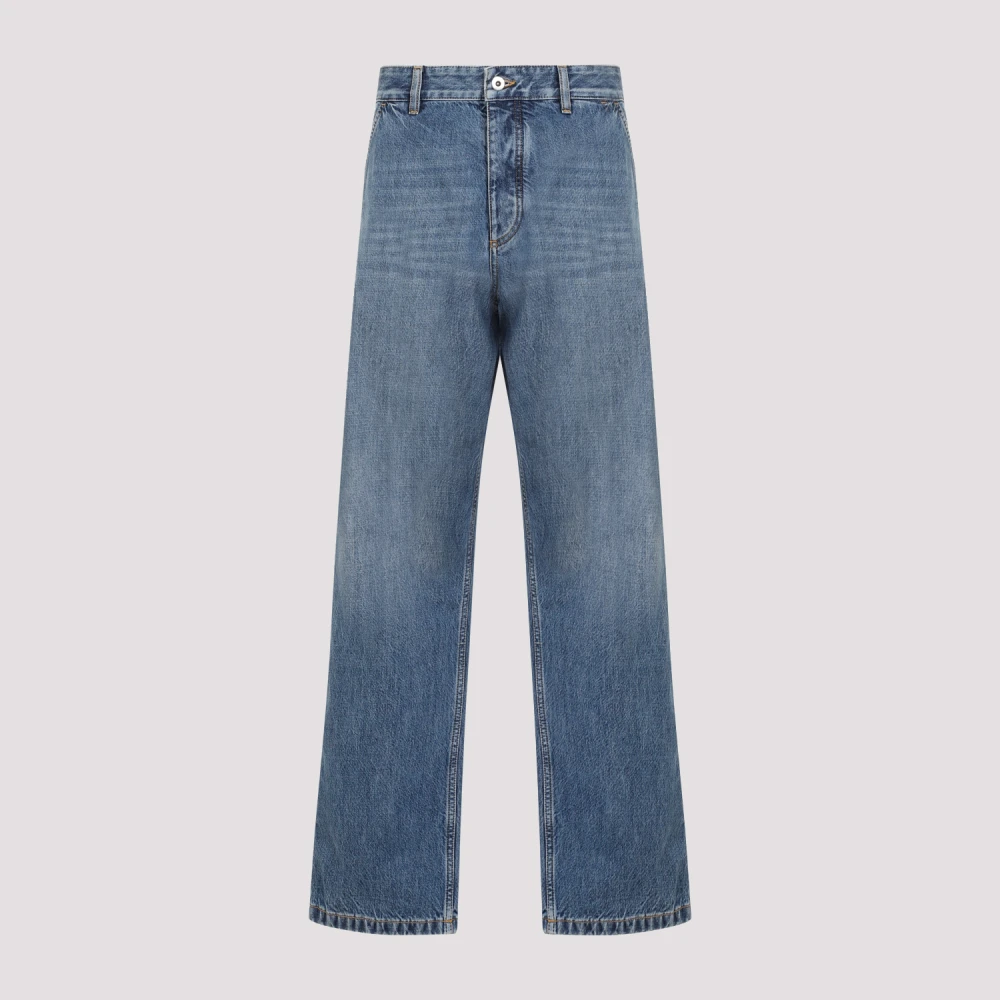 Bottega Veneta Blauwe Cargo Jeans Aw24 Blue Dames