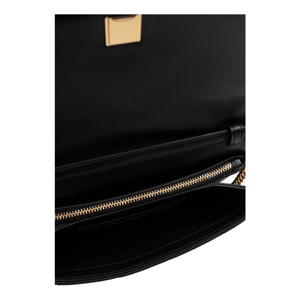 TORY BURCH Kira Chain Wallet Black Dames