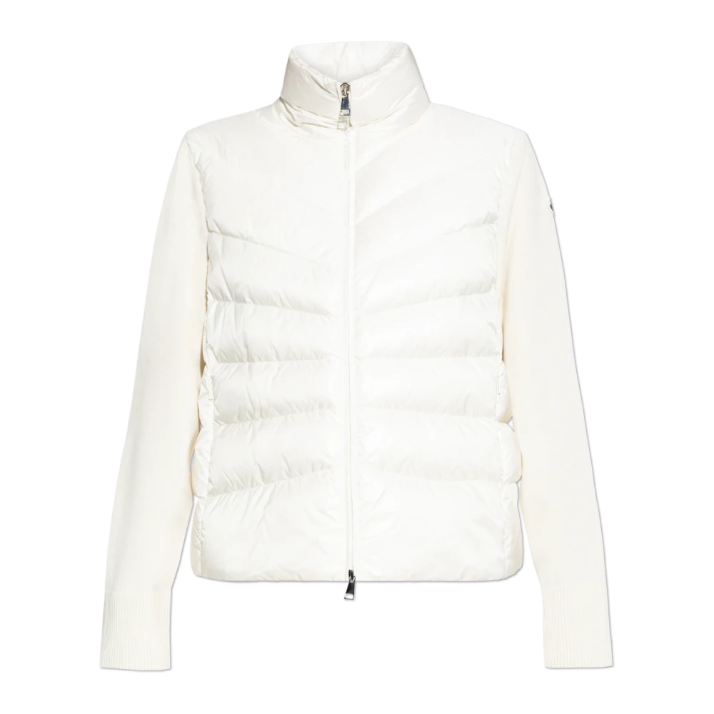 Moncler Vest met gewatteerde voorkant Beige Dames