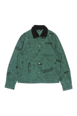 forest-green-scribble-button-up-jacket