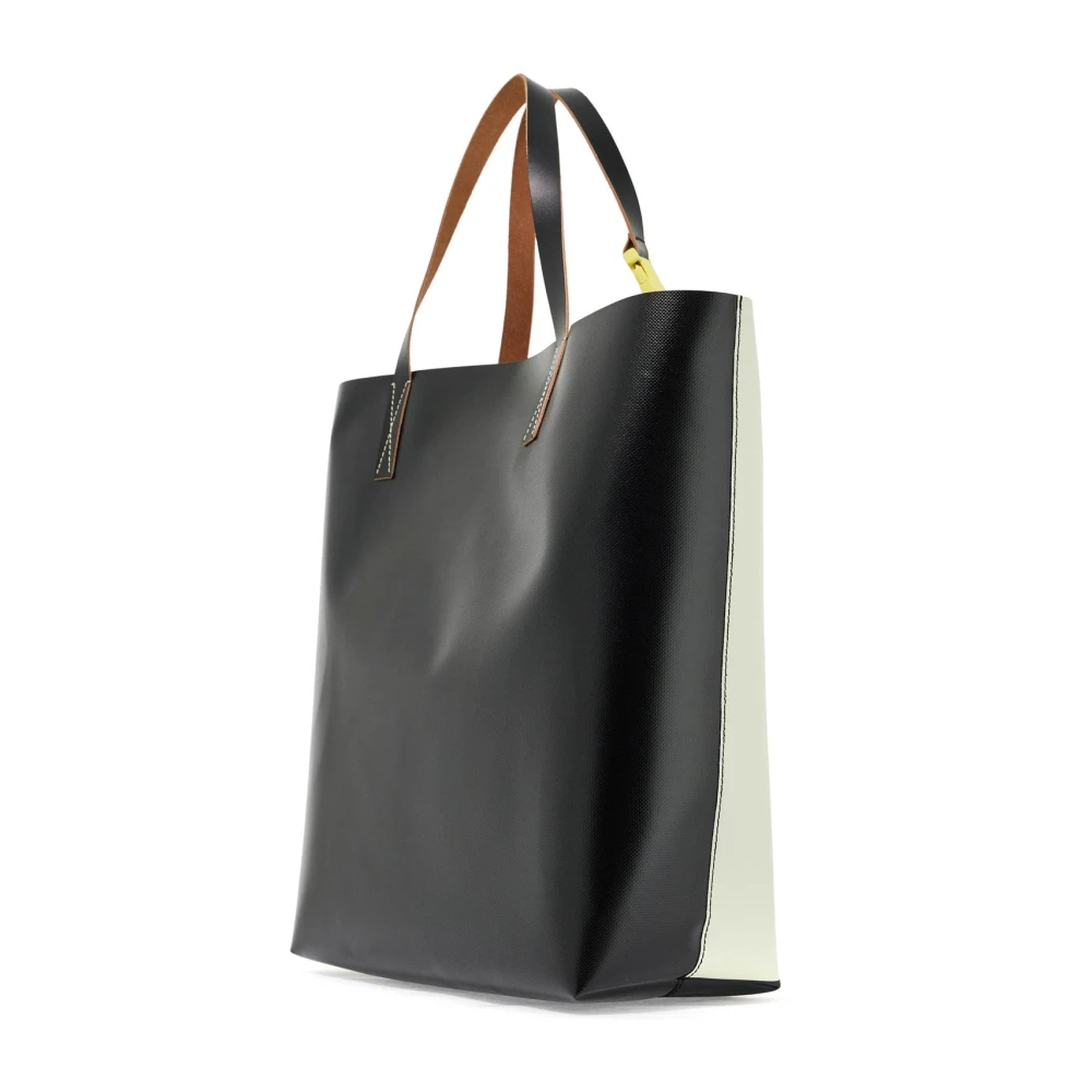 Marni Kleur Blok PVC Tas Multicolor Heren