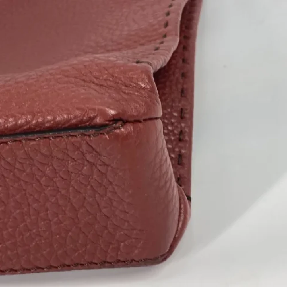 Fendi Vintage Pre-owned Leather fendi-bags Brown Dames
