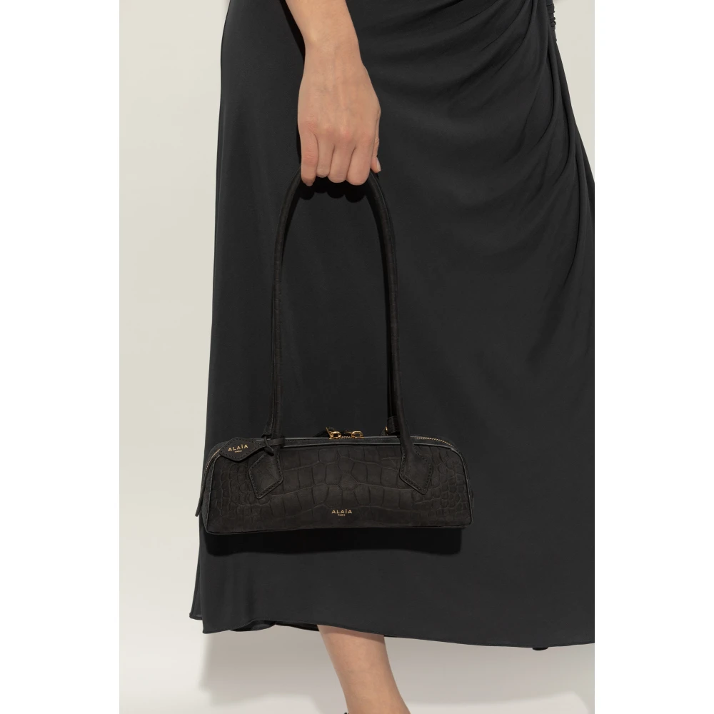 Alaïa Schoudertas Le Teckel Klein Black Dames