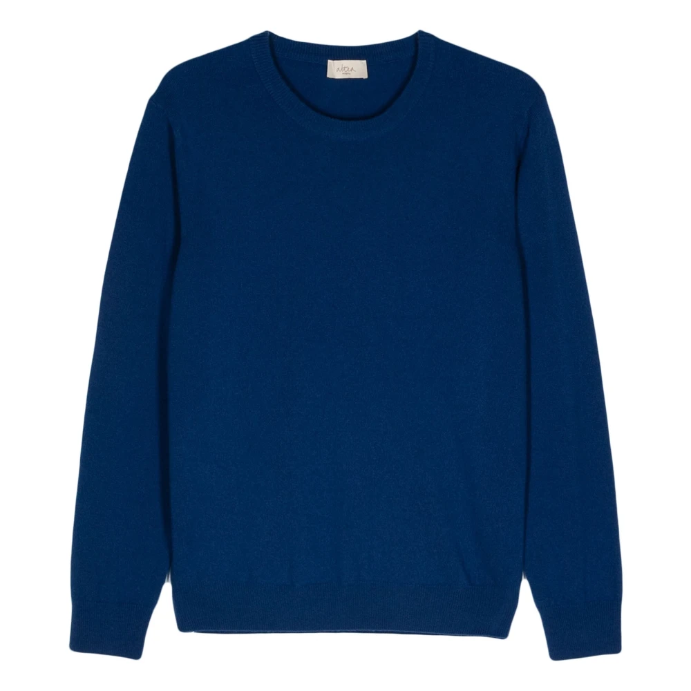 Altea Crew Neck Sweater Blue Heren