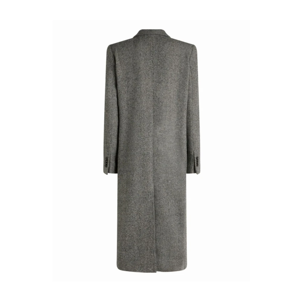 ETRO Stijlvolle Multi-Kleur Jas Gray Dames