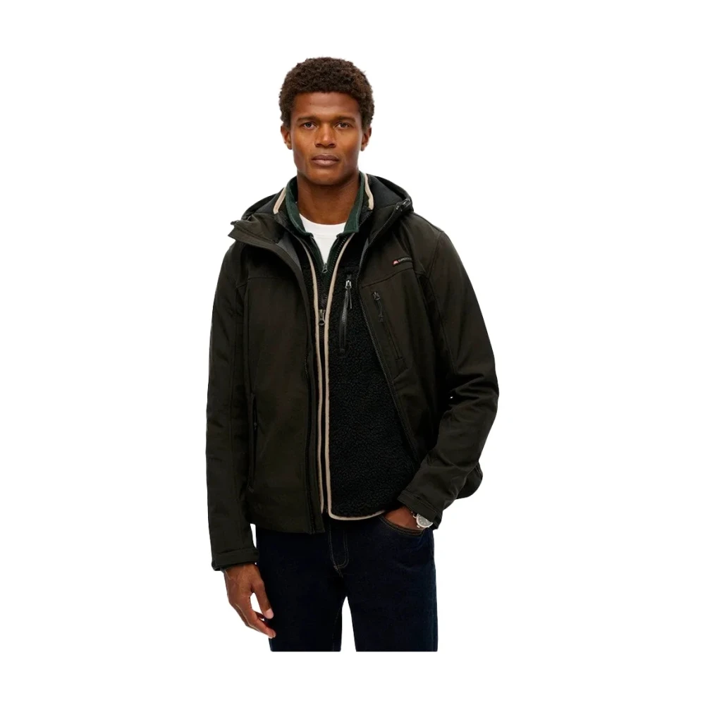Superdry Uomo Nero Sport, M, New,