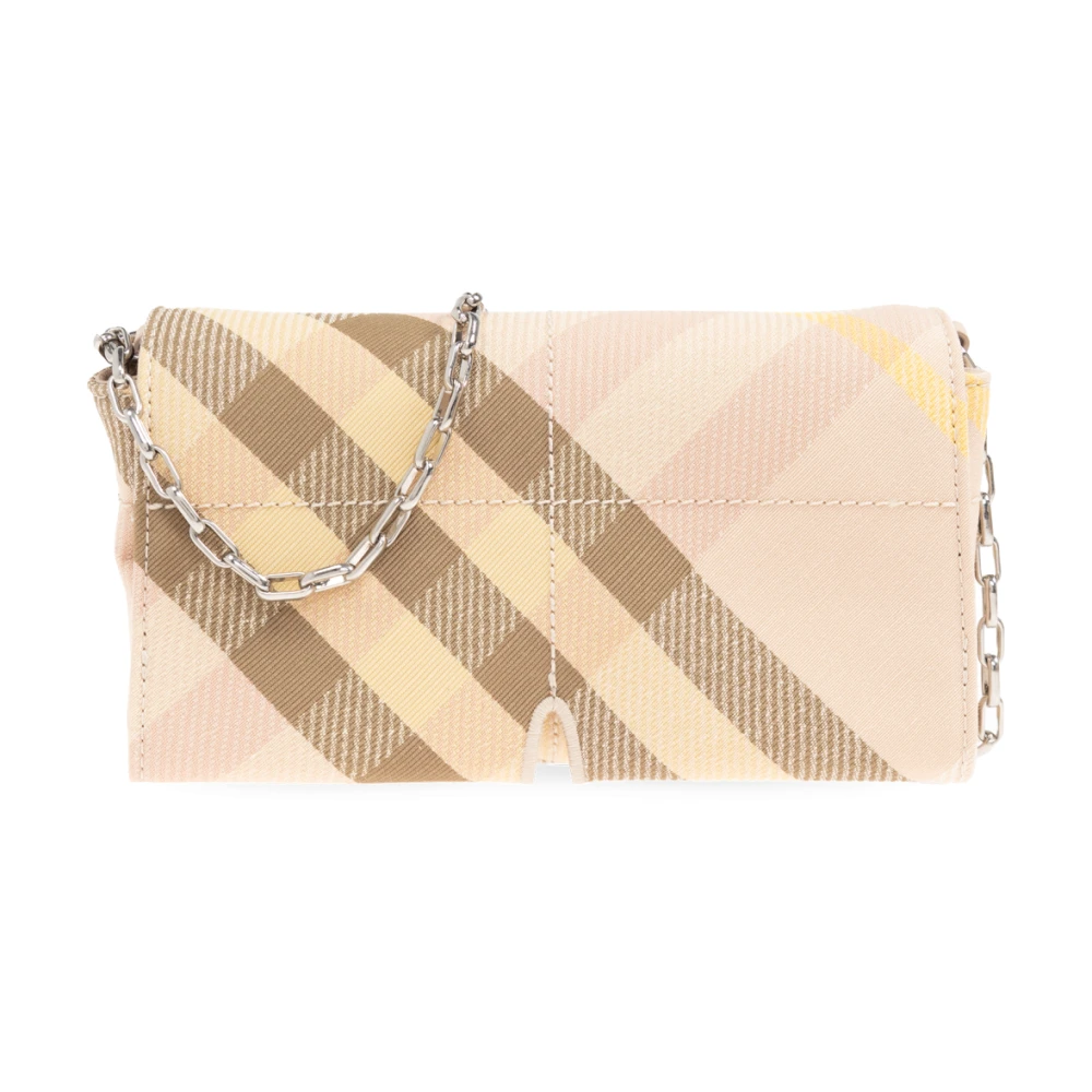 Burberry Women's Beige Shoulder Bag Snip Mini