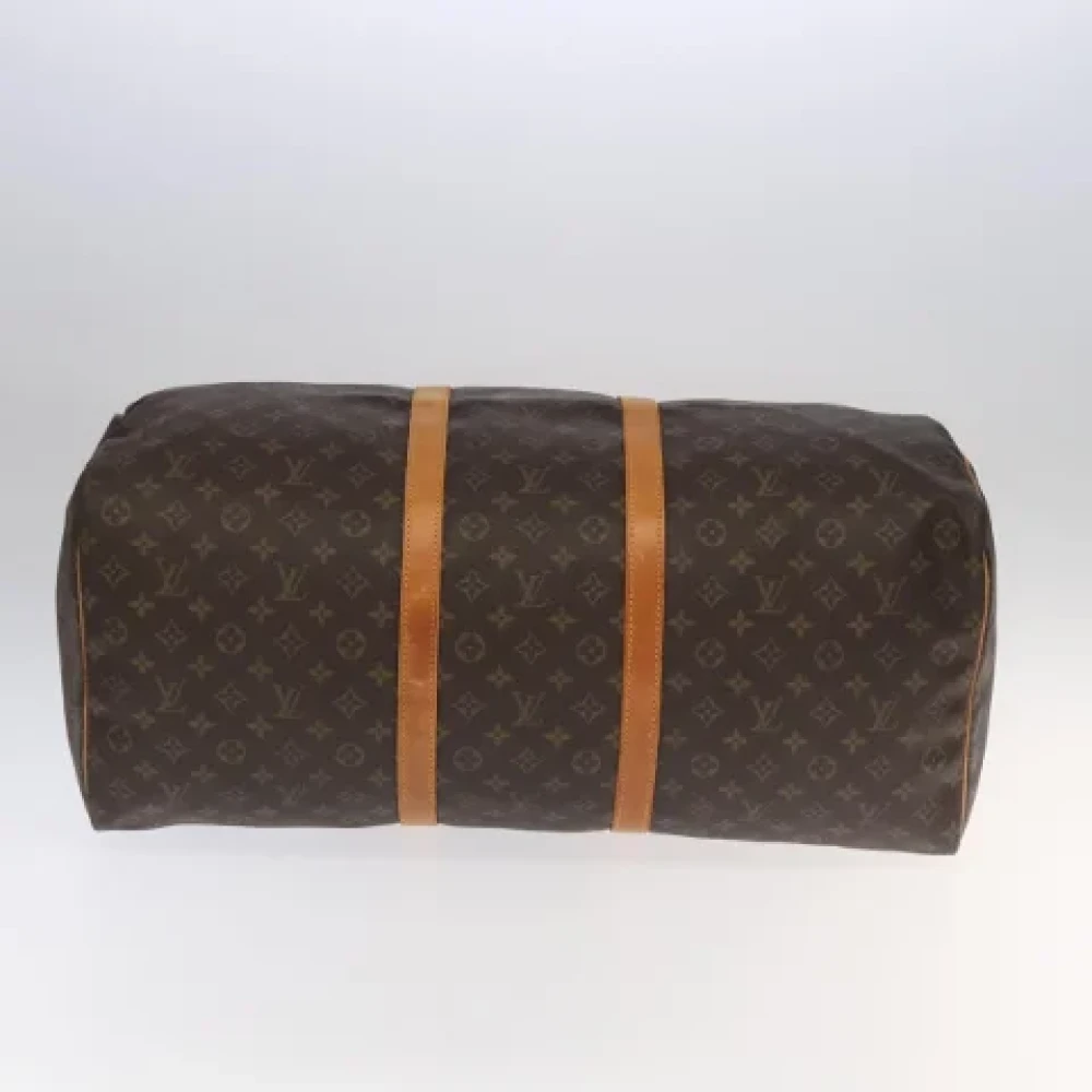 Louis Vuitton Vintage Pre-owned Canvas travel-bags Brown Dames