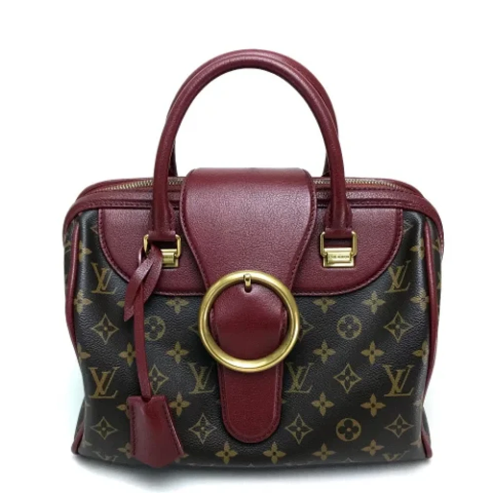 Louis Vuitton Vintage Pre-owned Cotton louis-vuitton-bags Black Dames
