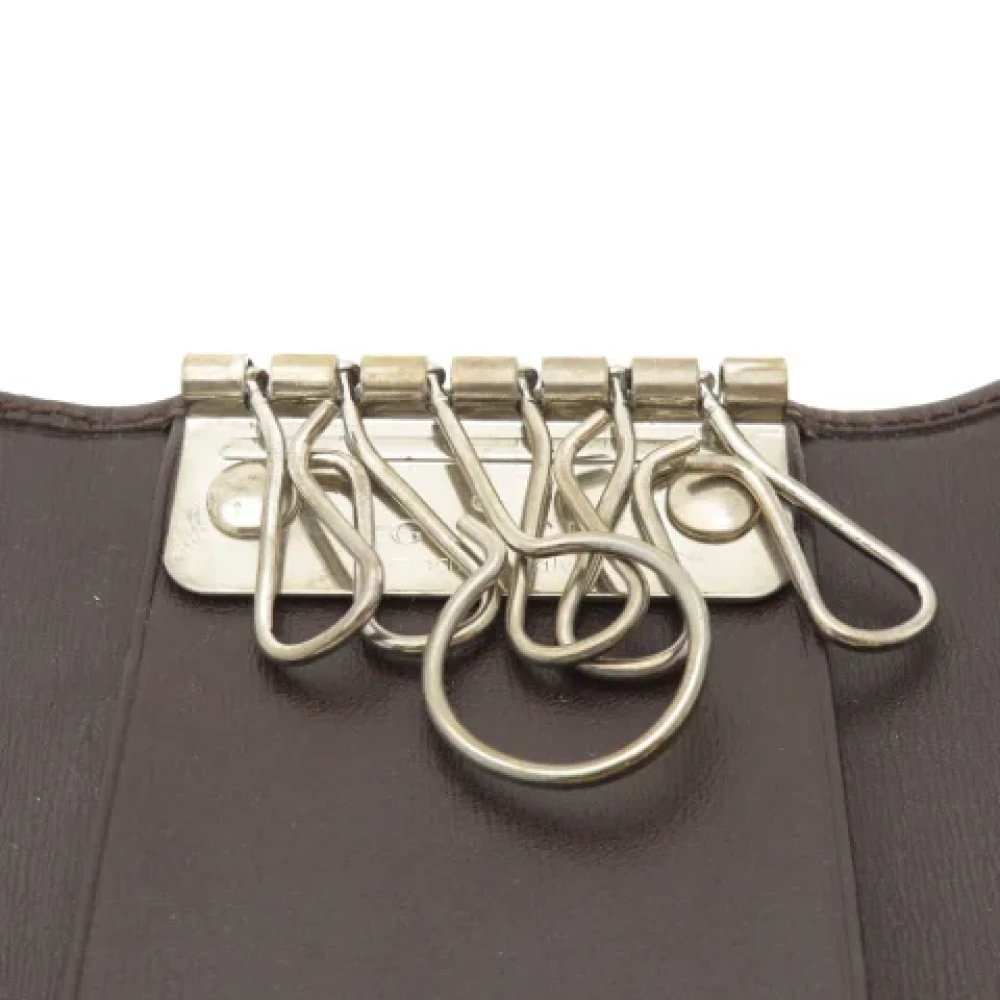Gucci Vintage Pre-owned Canvas key-holders Brown Dames