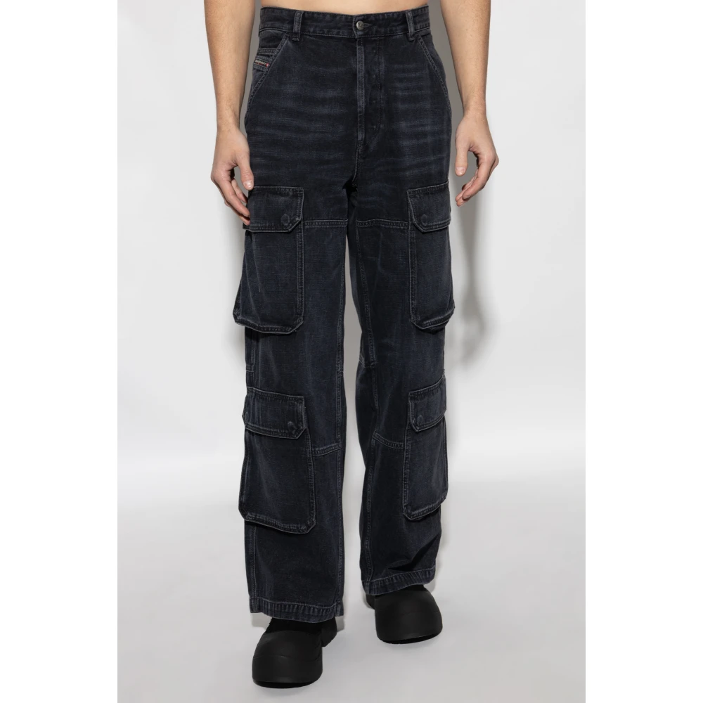 Diesel Jeans D-Touch-Cargo L.32 Black Heren