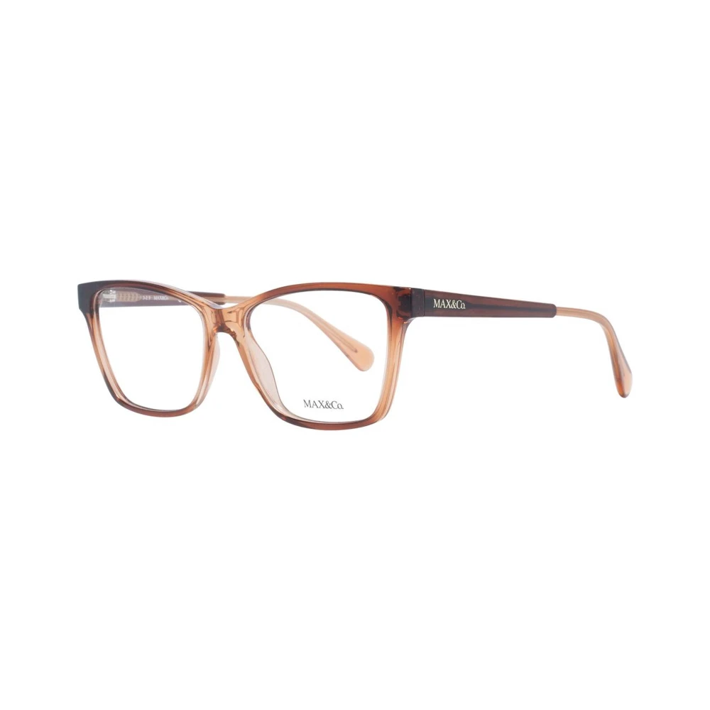 Max & Co Bruine Vierkante Plastic Optische Brillen voor Vrouwen Brown Dames