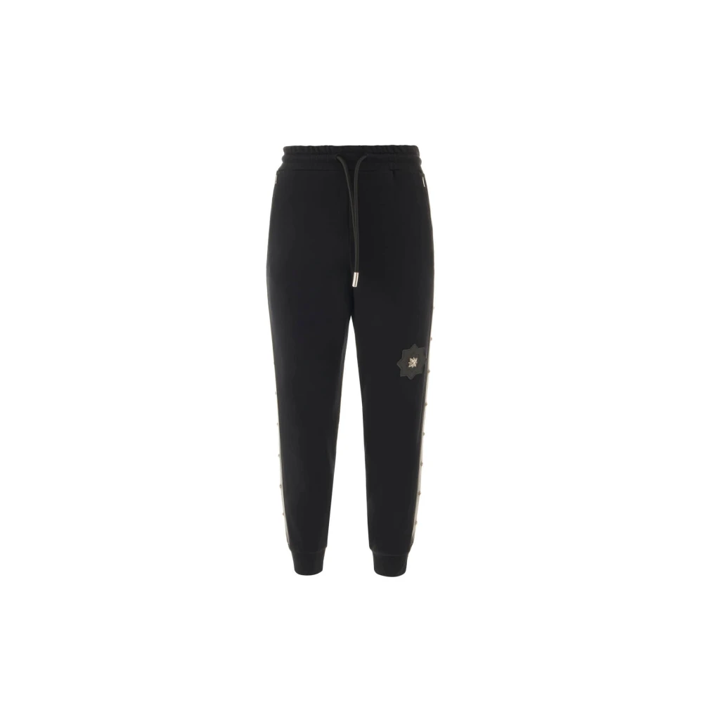 John Richmond Joggingbroek met trekkoord Black Heren