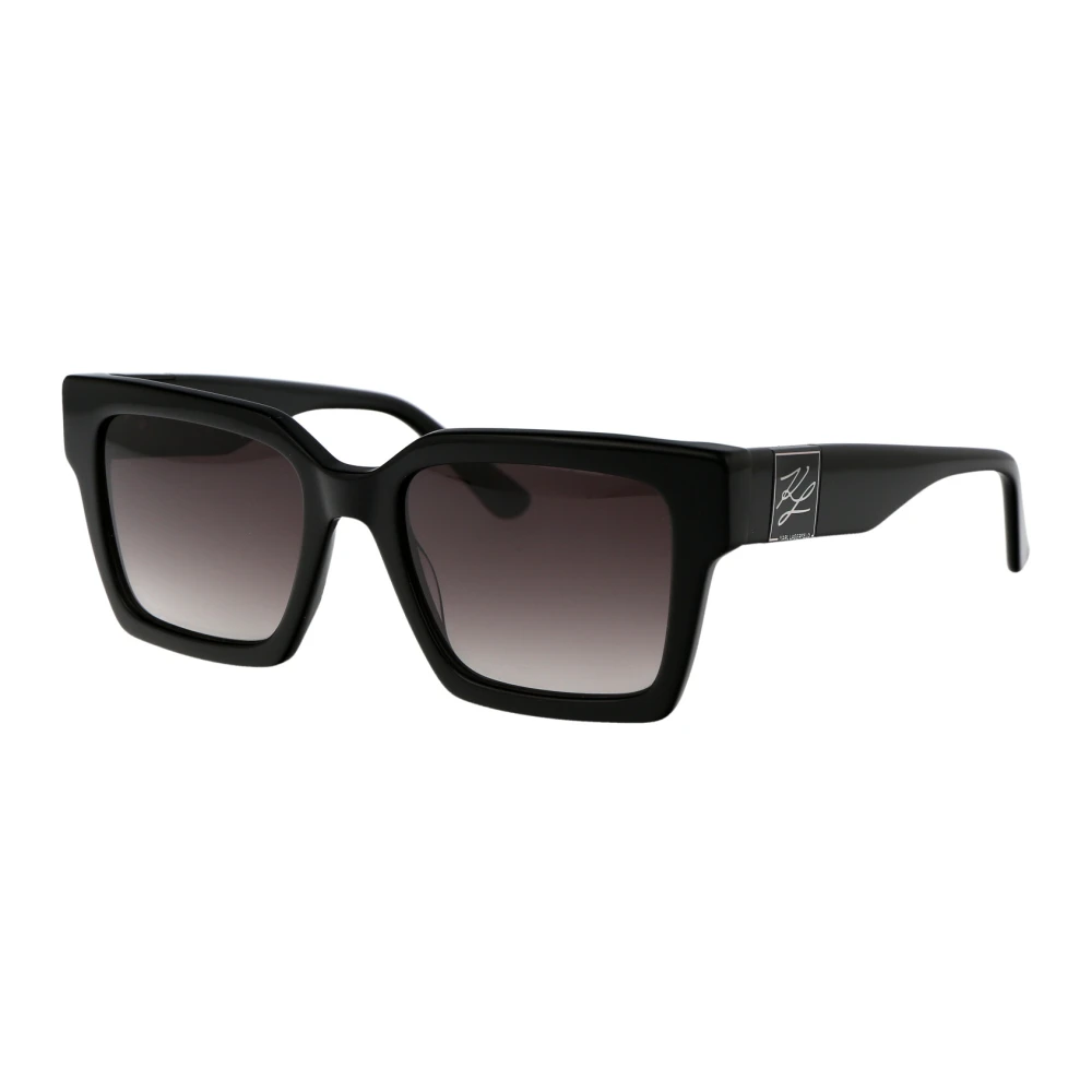 Karl Lagerfeld Black Sunglasses, Female, 52 Mm, Kl6057s Sunglasses