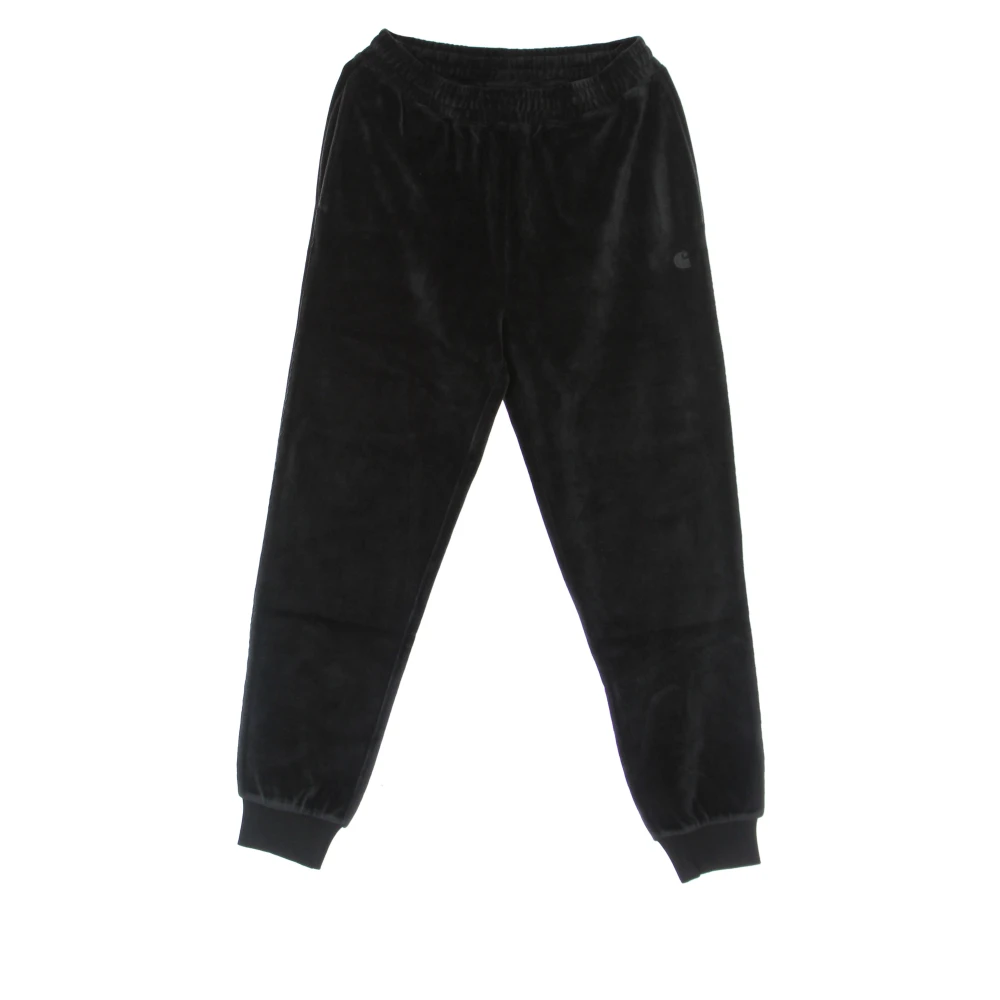 Carhartt WIP Zwarte Dames Sweatpants Stijlvol Comfortabel Black Dames