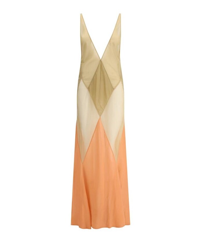 robe-longue-elegante-avec-col-en-v