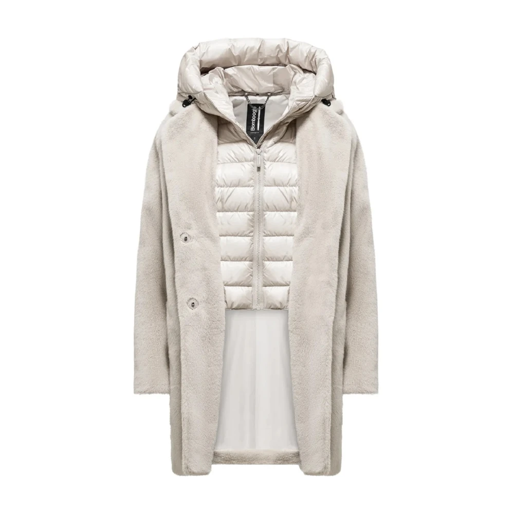 BomBoogie Grijze Outerwear Jas Aw24 Gray Dames