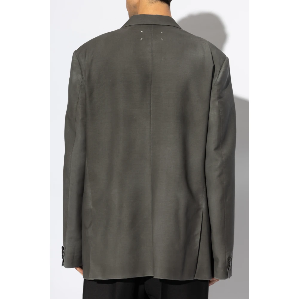 Maison Margiela Wollen blazer Gray Heren