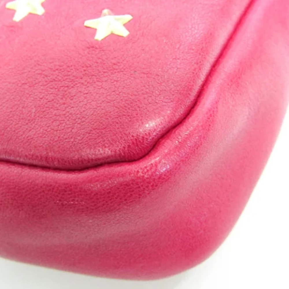 Jimmy Choo Pre-owned Leather clutches Pink Dames