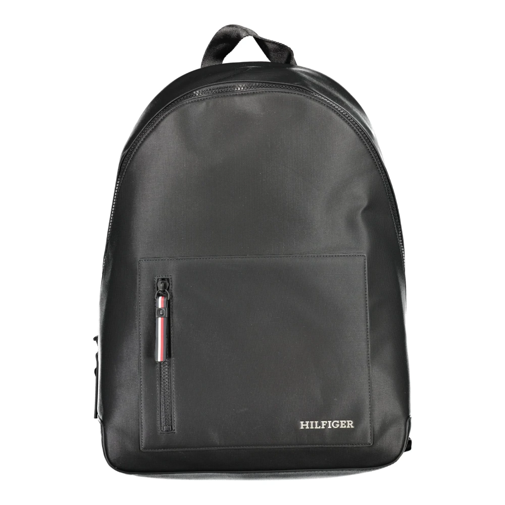 Tommy Hilfiger Men's Black Backpacks, One Size, Backpack Laptop Compartt