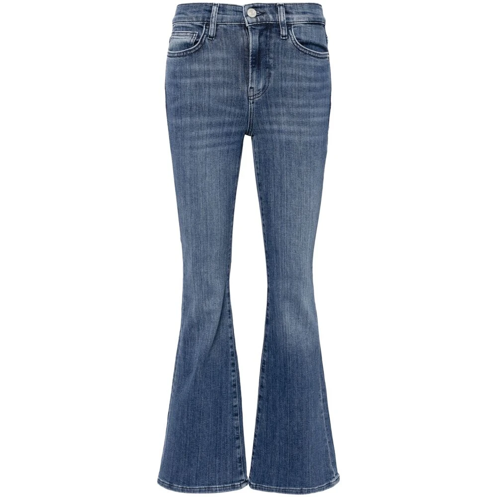 Frame Blauwe Denim Flared Jeans Blue Dames