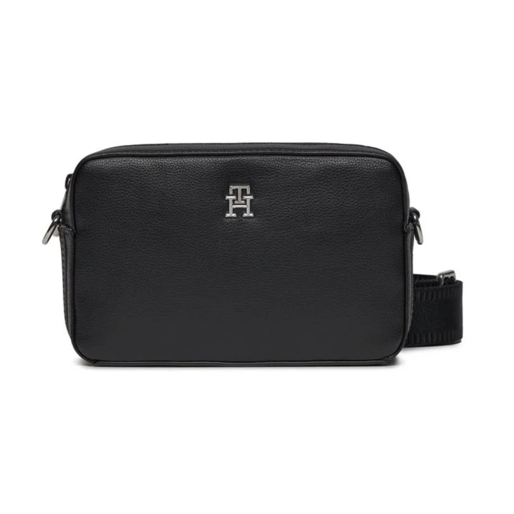 Tommy Hilfiger Essentiële Camera Tas voor Vrouwen Black Dames