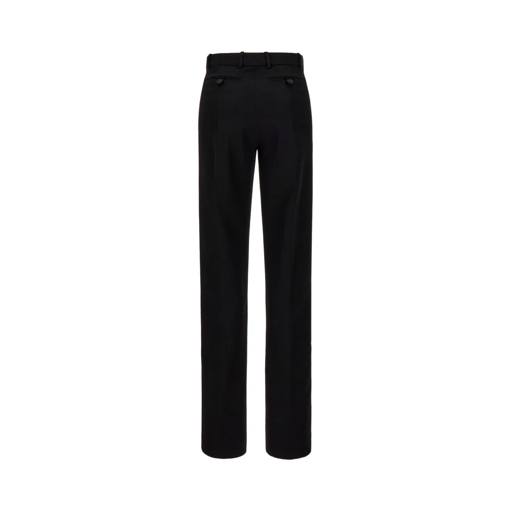 Versace Straight Trousers Black Dames