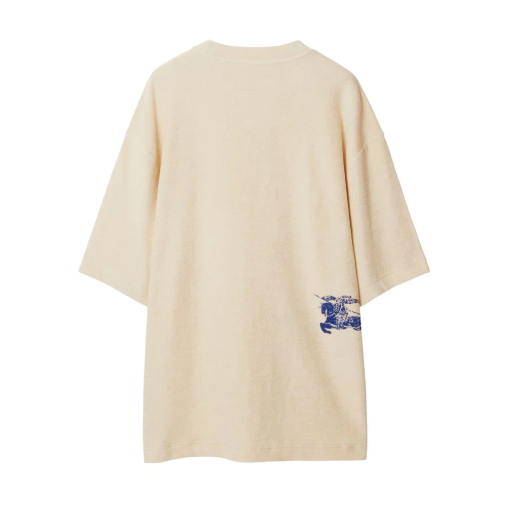 Burberry Beige Towelling T-shirts en Polos Beige Heren