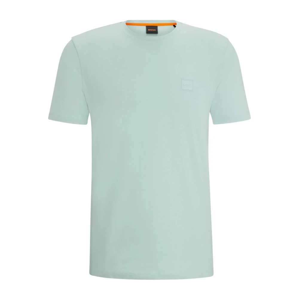 Hugo Boss Heren Oranje Tales T-shirt met relaxte pasvorm Green Heren